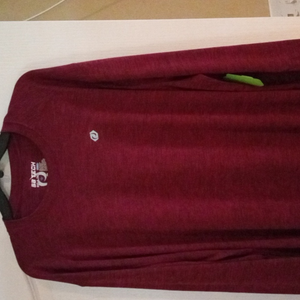 Big and Tall men long sleeve sports shirt 100%  polyester